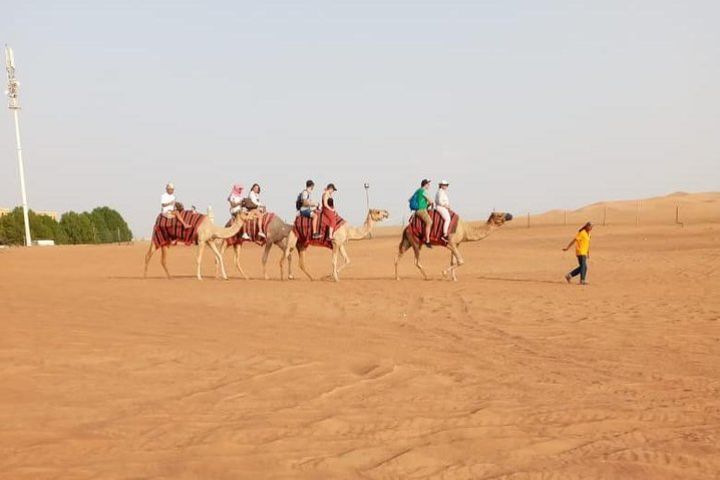 Morning Desert Safari Dubai with Camel Ride, Dune Bashing and Sand Boarding image