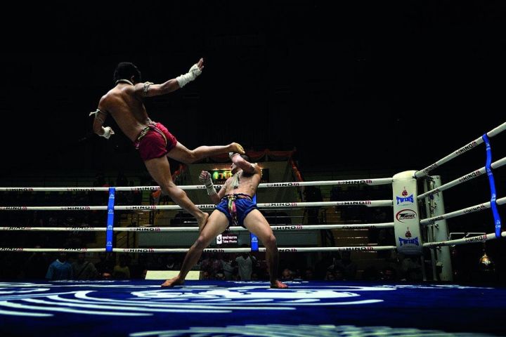 Muay Thai Match at Thapae Boxing Stadium image