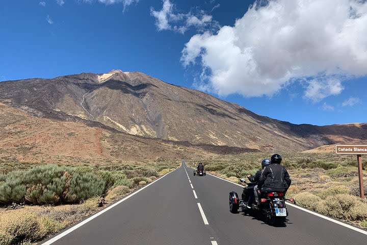 3 Wheel Motorcycle Tour on Mount Teide image