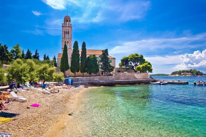 Private speed boat tour to Blue Cave, Stiniva, Blue Lagoon, Hvar, Pakleni Island image