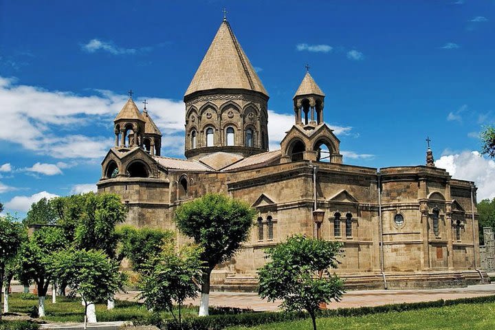 Khor Virap, Echmiadzin Cathedral & Ancient Zvartnotc from Yerevan image