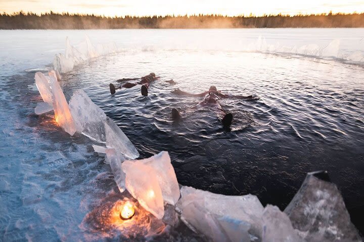 Small-Group Rovaniemi Aurora Ice Floating Experience image