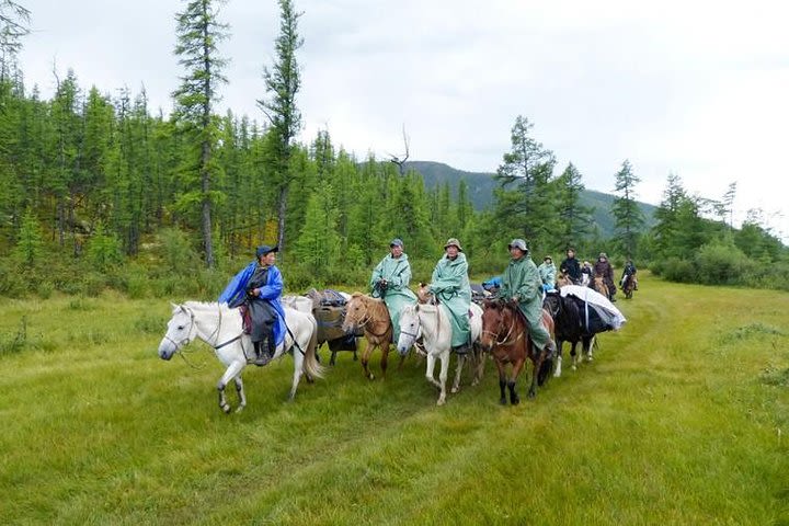 Amazing Tour to Orkhon waterfall and Tuvkhun Temple with Horse Trekking image