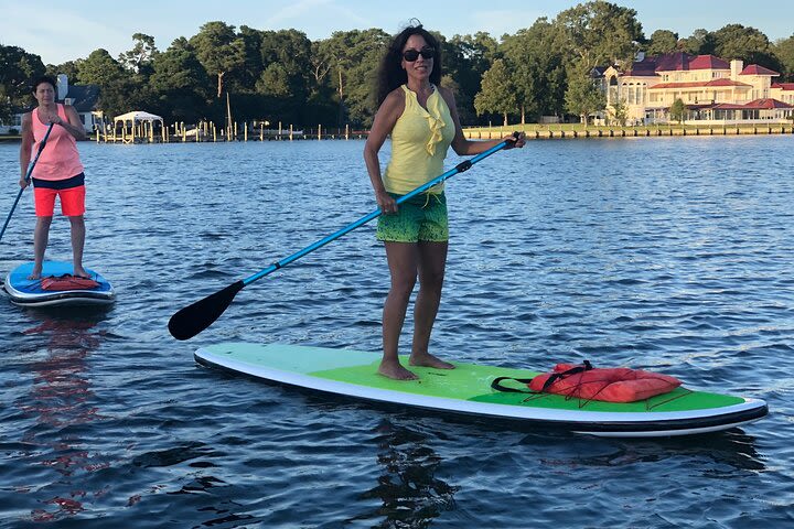 Sunset Stand Up Paddleboard Tour of Linkhorn Bay image