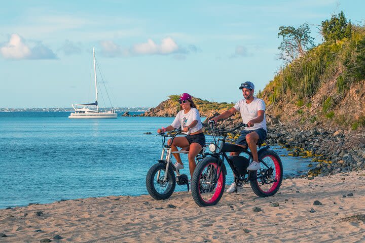 Electric Fat bike Sunset Tour with Rhum degustation Saint Martin image