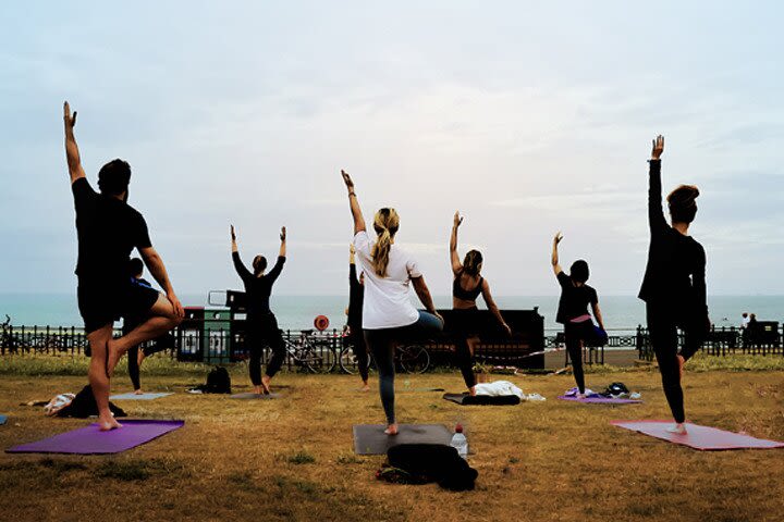 Outdoor Yoga Class at Brighton's Sea front image