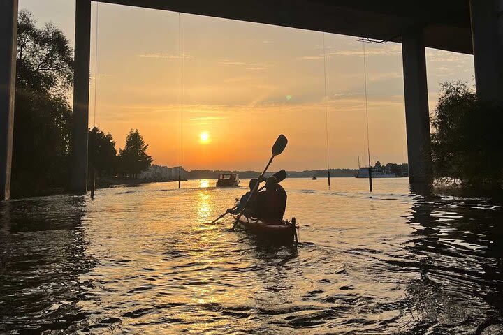 Stockholm City Sunset Kayak Tour image