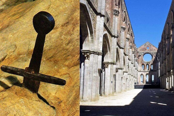 The Sword In The Stone Tour With Lunch and Wine Tasting in Chianti image