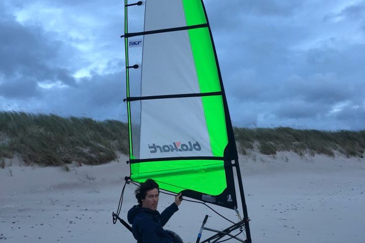 Wild Beach single handed Blokart Safari image