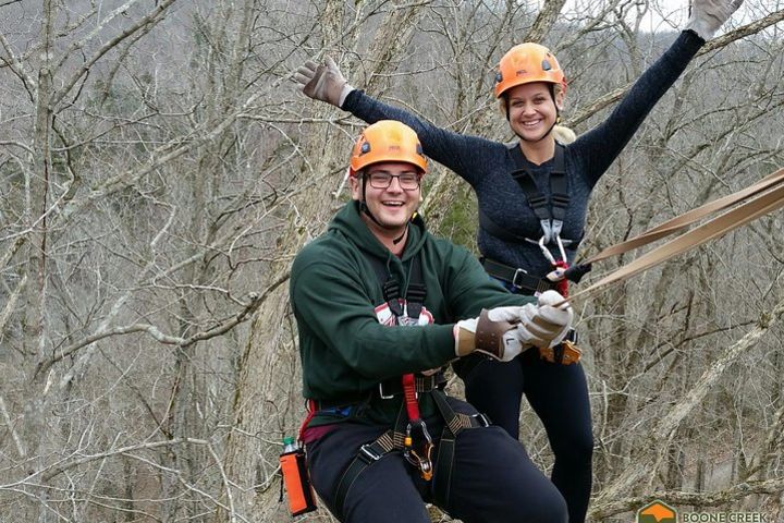 Fully Guided Zipline Canopy Tour through Kentucky River Palisades  image