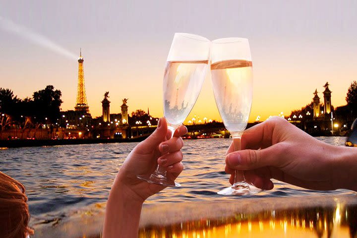 Paris Seine River Champagne Evening Cruise image