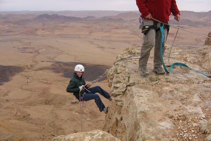 The Ramon Crater and rappelling package tour - an exciting combo tour.  image