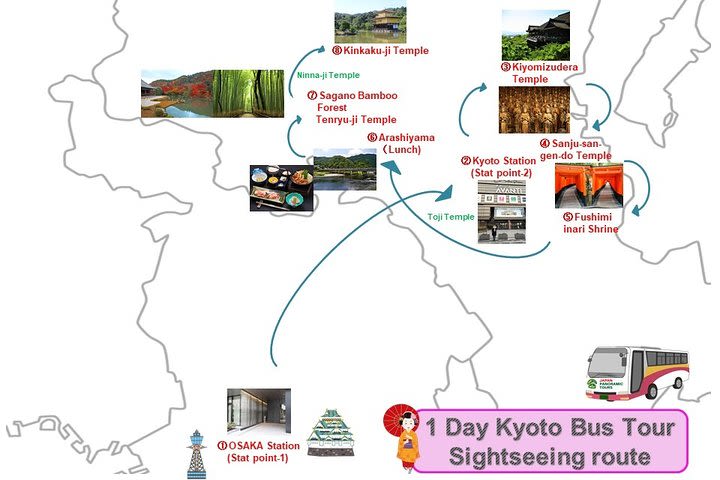 Kyoto Cultural Forest, Shrine and Temple Tour with Options image