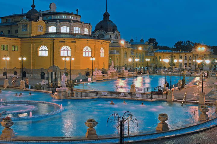 Entrance to Széchenyi Spa & Guided Palinka Experience Combo Ticket image