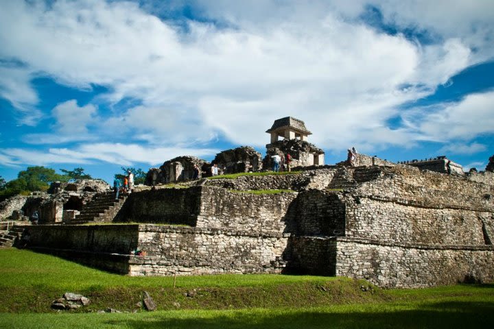 Day Trip to Agua Azul Waterfalls and Palenque from San Cristobal image