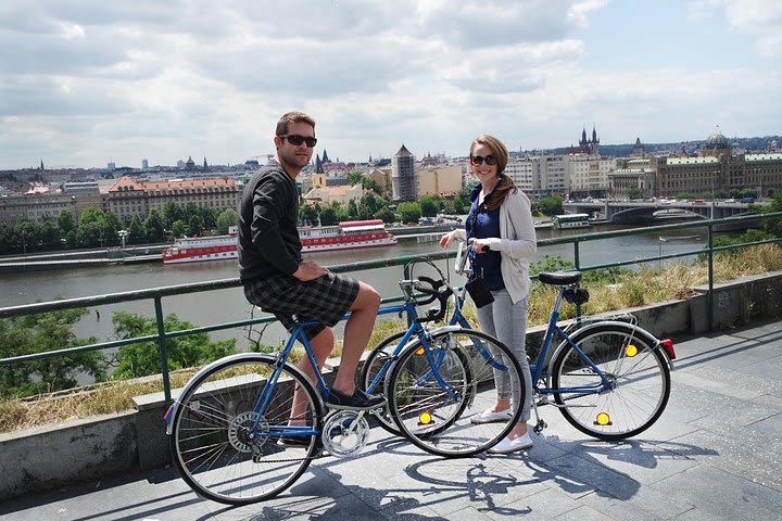 Small-Group Prague City Tour on Historical Bikes image