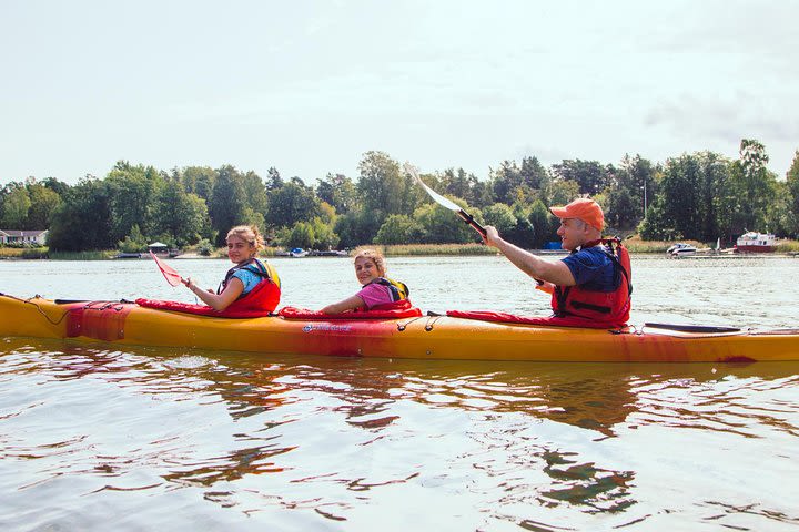 Kayaking tour around Vaxholm in Stockholm Archipelago image