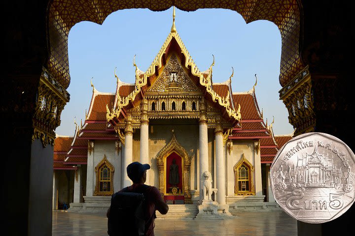 Bangkok Thai Baht Coin Monuments Private Tour: Wat Arun, Royal Palace & More image