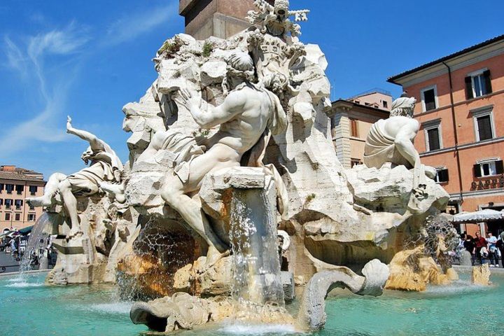 Walking Tour of Rome Must-See Sites By Night Pantheon Trevi  image