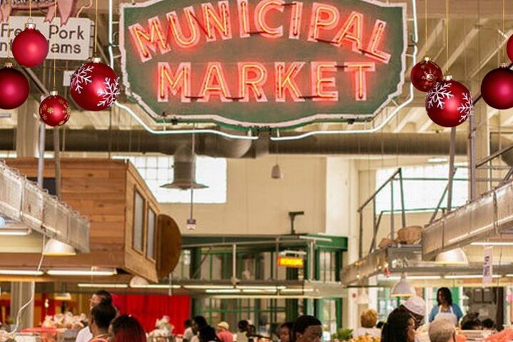 2 Hour Holiday Market Food Tour with Snowman Biscuit Class image