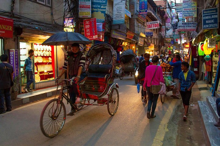 Rickshaw tour Kathmandu image