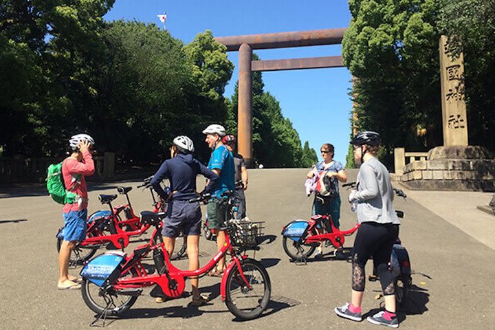 Electric-Powered Biking Tour: Asakusa, Akihabara, and Imperial Palace image