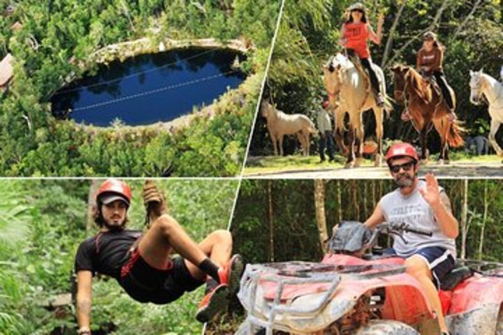 Combo Zip Lines, ATVs, Horseback & cenote Loma Bonita Cancun image