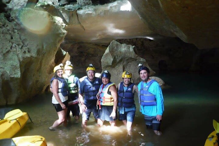 Cave-kayaking or tubing and Altun Ha  image