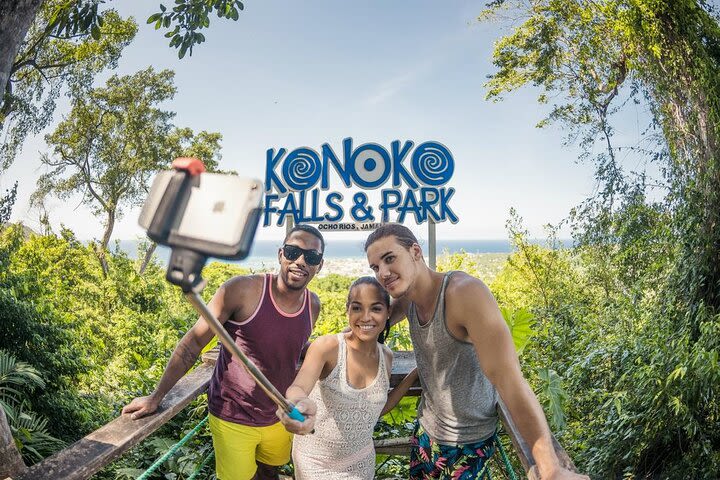 Blue Hole & Konoko Falls Park Combo Tour from Montego Bay image