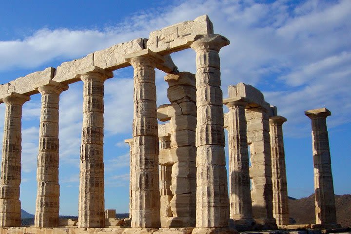 Cape Sounio Temple Of Poseidon and Swimming Full Day Private Tour image