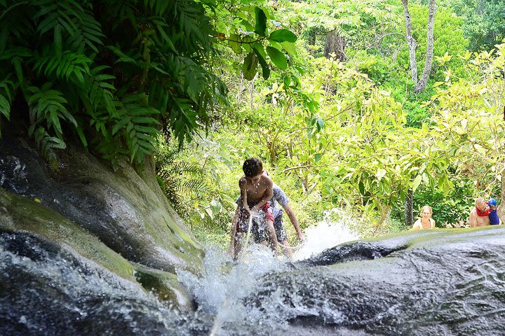 Zipline+Sticky waterfall+Long Neck Village Private Tour image