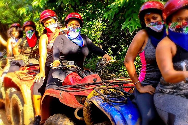  Combo Atv (shared) Cenote and Zip Line from Cancun image