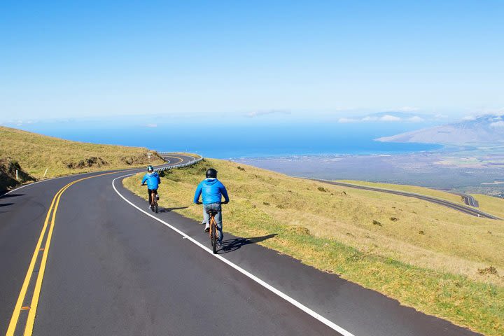 Haleakala Summit Best Self-Guided Bike Tour with Bike Maui image