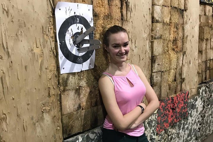 Private Tour: Axe and Knife Throwing Lesson with Russian World Champion image