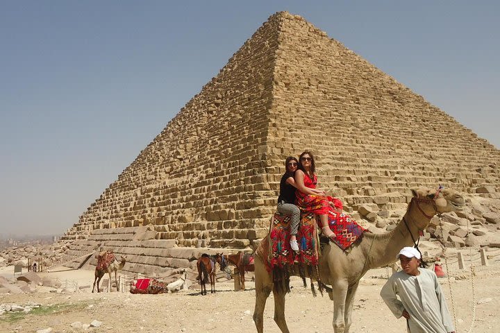 Giza Pyramids, Sphinx, camel ride, lunch&the Egyptian Museum image