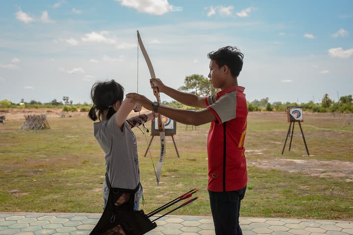 Khmer Ancient archery training in Siem Reap image