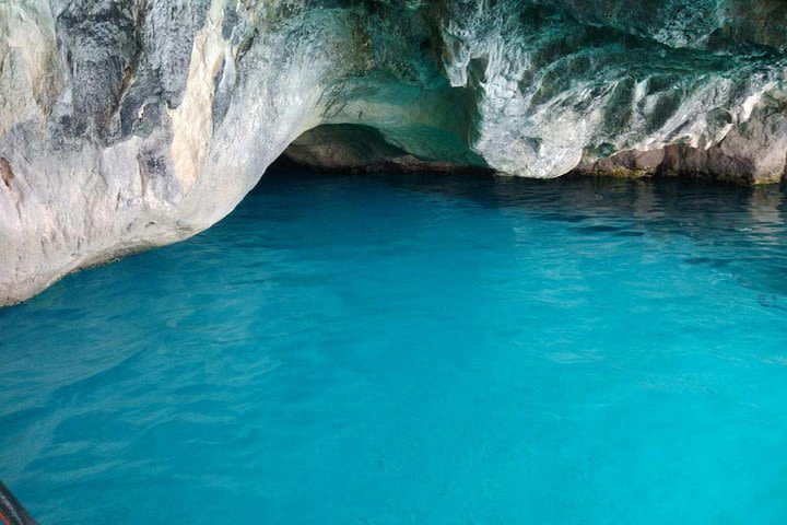 From St Nikolaos port: Boat cruise to navagio shipwreck beach and blue caves image