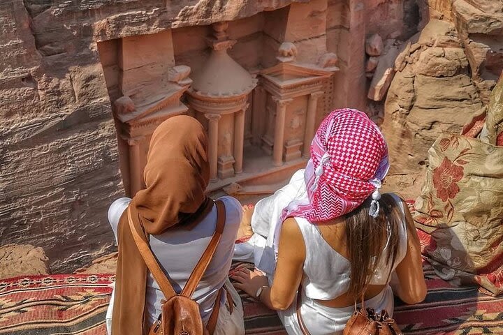 Petra, Wadi Rum, Aqaba & Dead Sea from Amman or Airport - 2 Days image