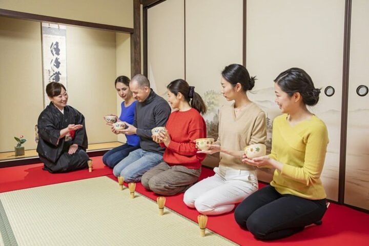 Traditional Japanese tea ceremony Kyoto MAIKOYA (casual clothes) image