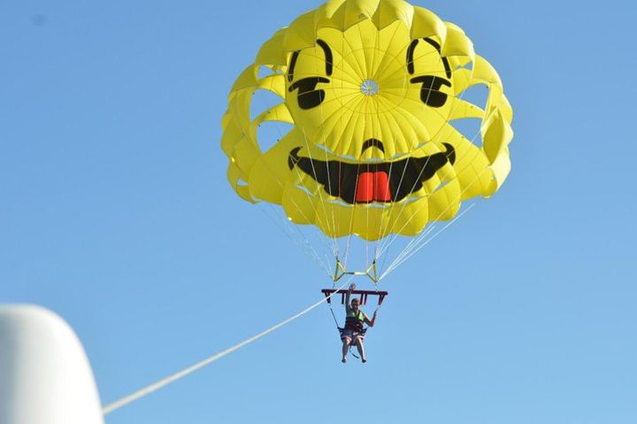 Parasailing Fly Boat Parachute With Private transportation- Hurghada image