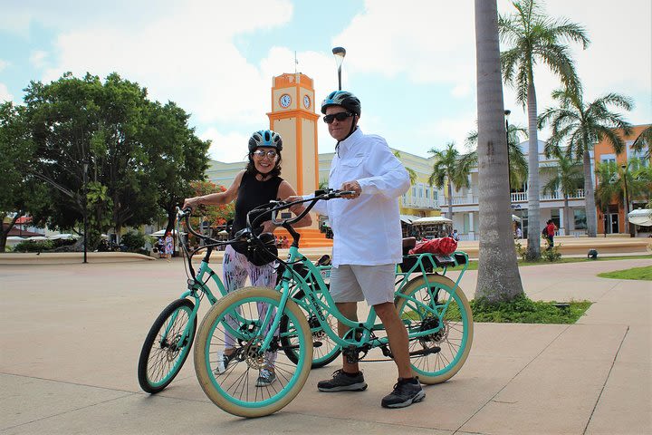 E-Bike City Tour though Cozumel & Taco Tasting Tour image