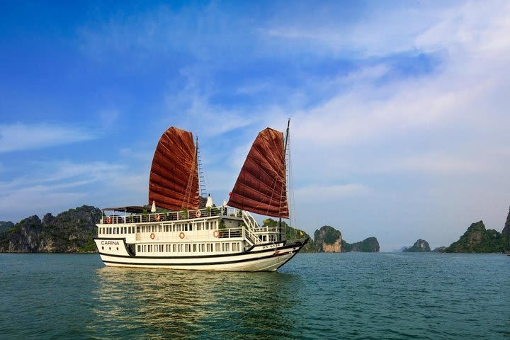 BOUTIQUE CRUISES Halong Bay 2 Days,1 Night Tour : Swimming, Caving,Kayaking image