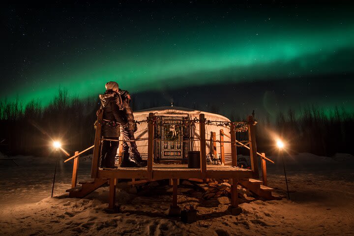 Aurora Viewing with Mush Bucket List Adventure in Fairbanks image