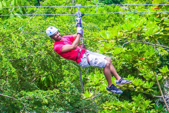 Falls Flyer Zipline and Dunn's River Falls Adventure Tour from Kingston image