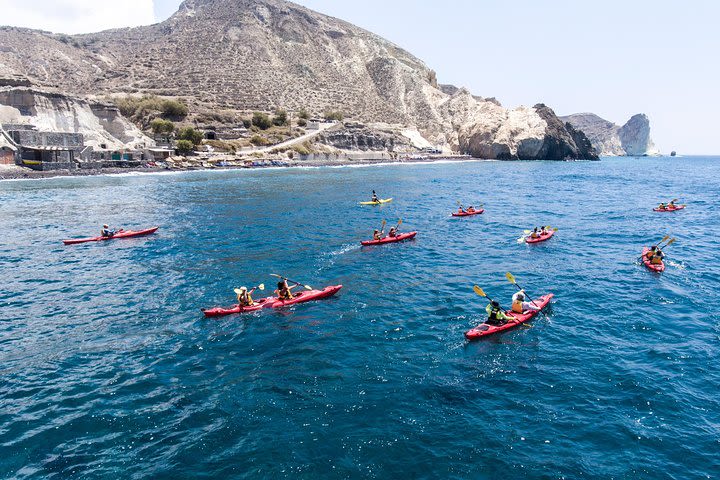 Santorini : Morning Sea Kayak & Snorkel with Lunch image