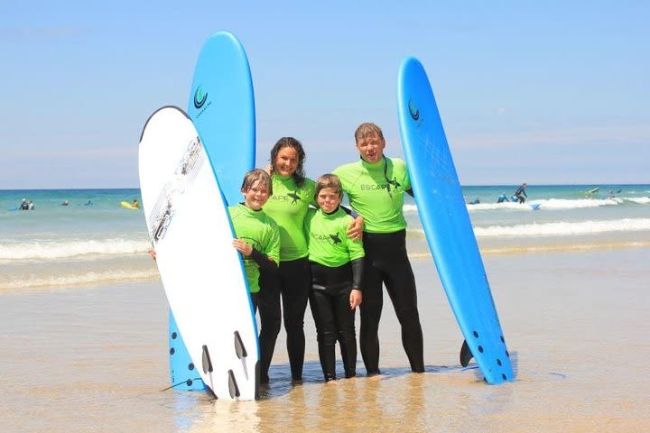 Private Family / Small-Group Surf Lesson (max. 4) in Newquay. image