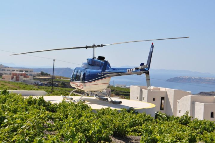 Santorini to Naxos Private Helicopter Transfer image