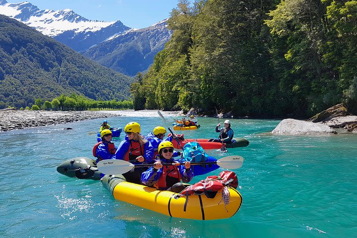 Packraft Wanaka ‘Raft’ plus Jet Boat & Wilderness Walk Tour from Wanaka image