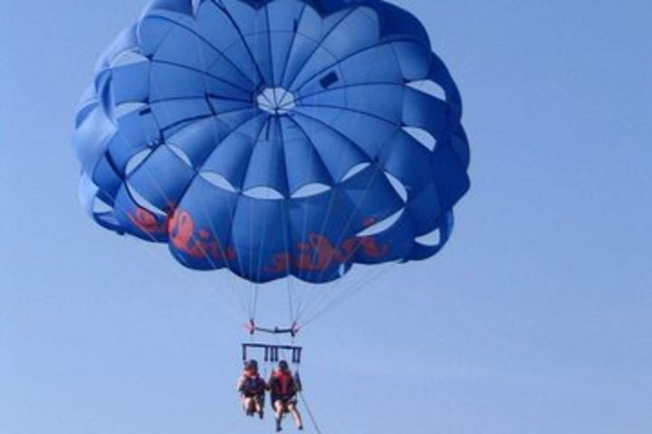 Parasailing off the coast of Sharm el Sheikh image