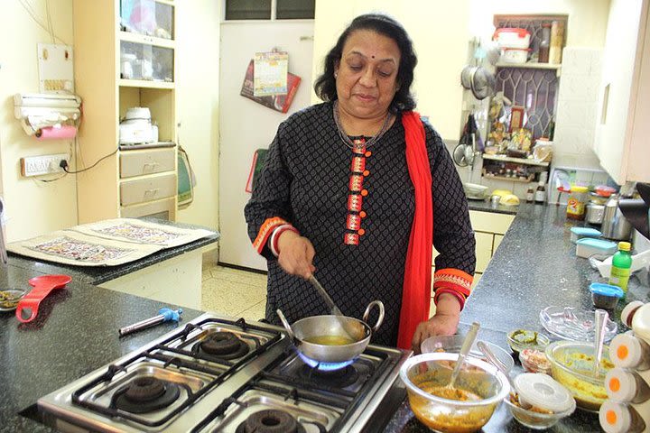 Private Vegetarian Cooking Demonstration in Agra image